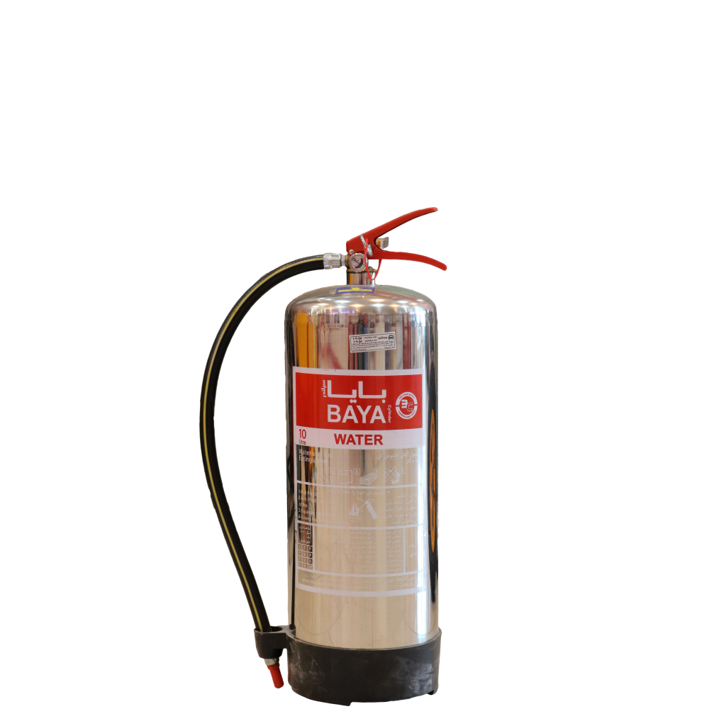 کپسول آتش نشانی آب و گاز 10 لیتری استیل بایا